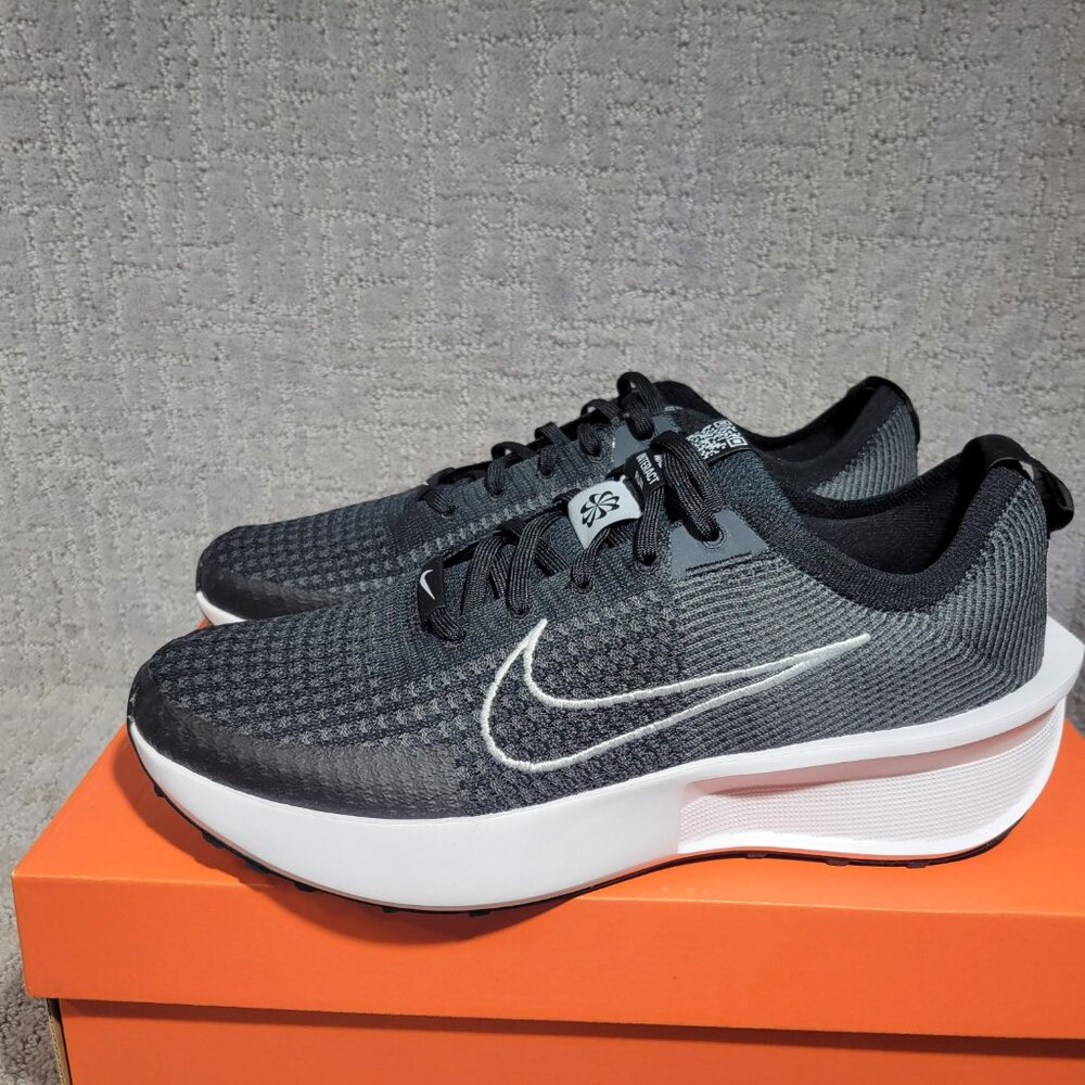 Nike Interact Run FD2292-003 Unisex Size M8.5 W10 Black Anthracite Athletic Shoe - Picture 4 of 10